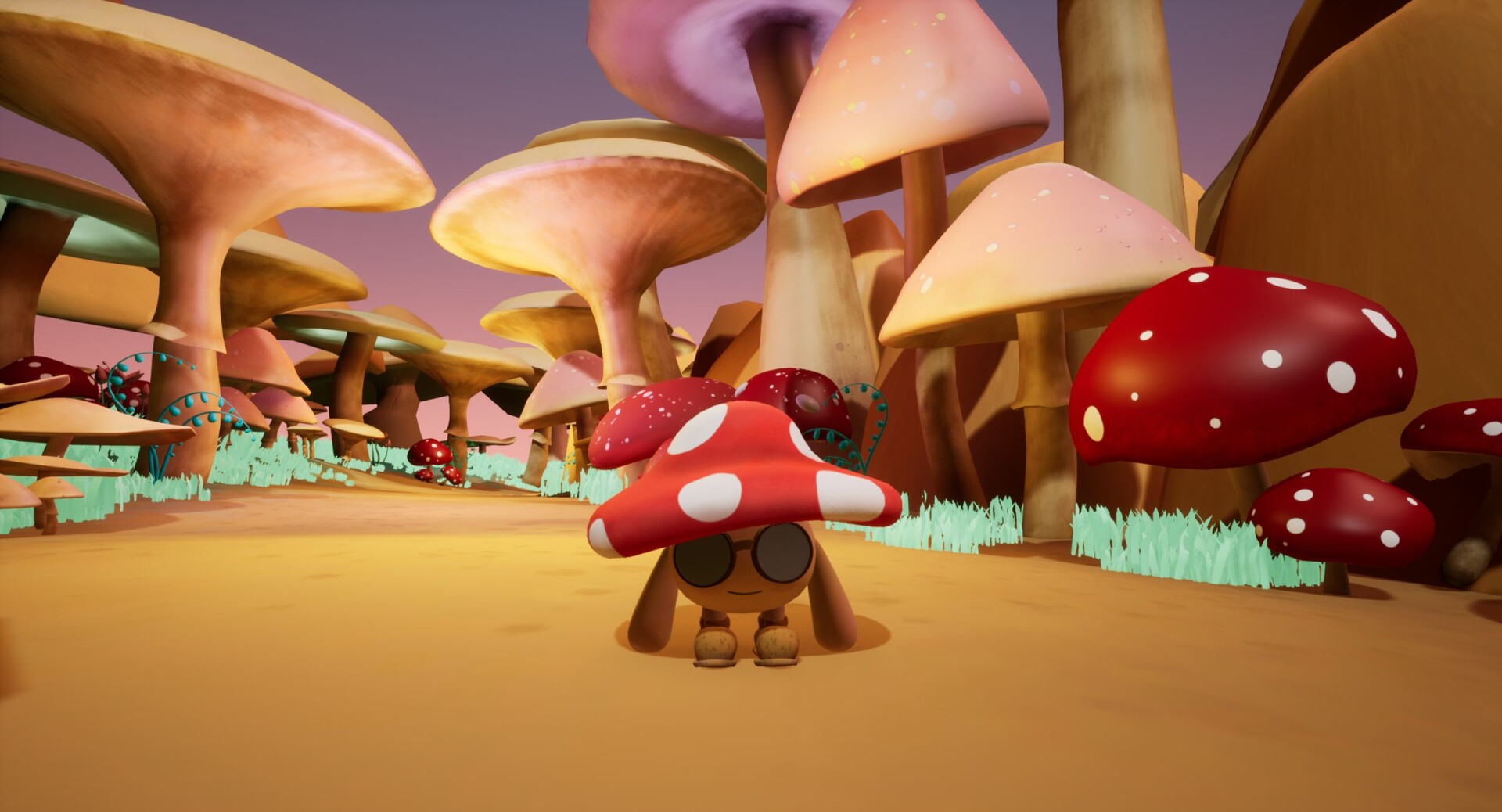 Above-ground mushroom forest level