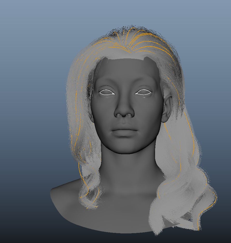 XGen guides in Maya